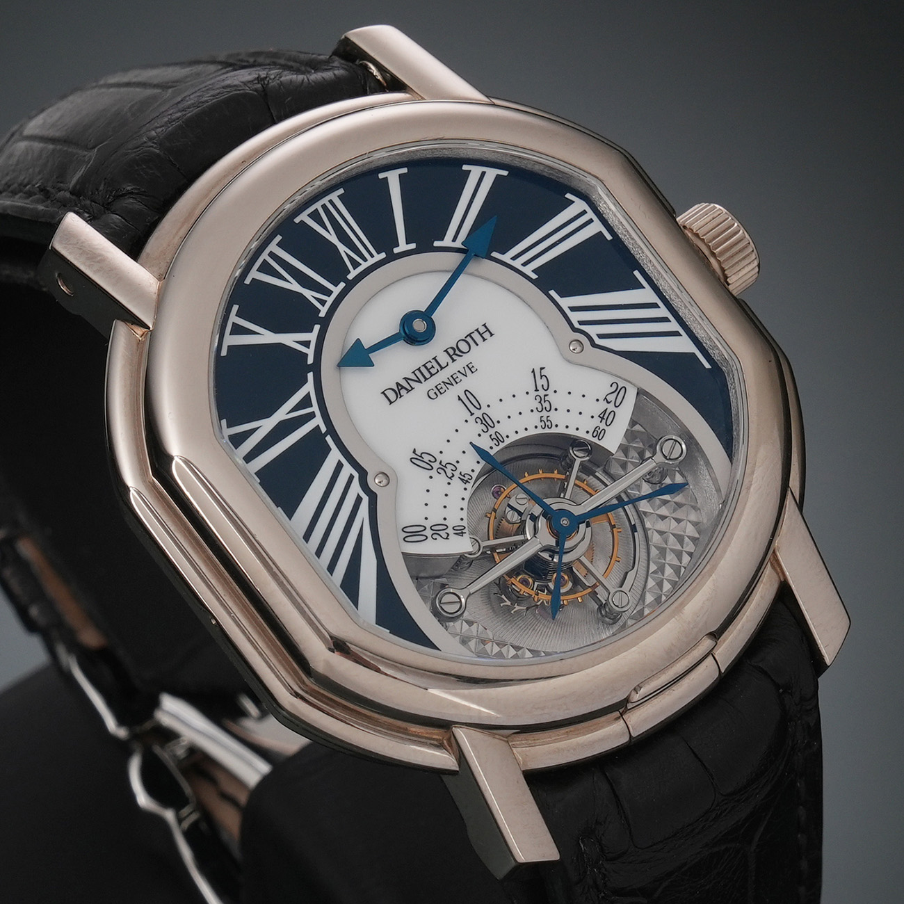 Daniel Roth Masters Tourbillon 8-Day 18K White Gold Men's Watch,